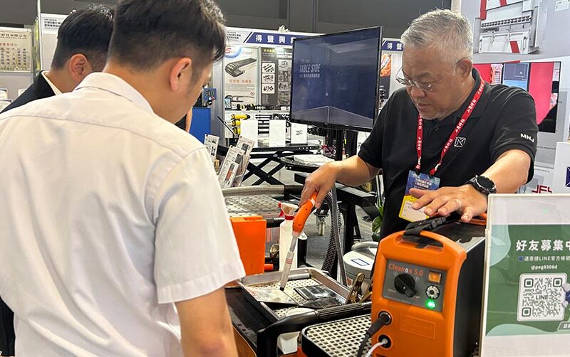 2025台南自動化機械暨智慧製造展｜焊道清洗過程演示